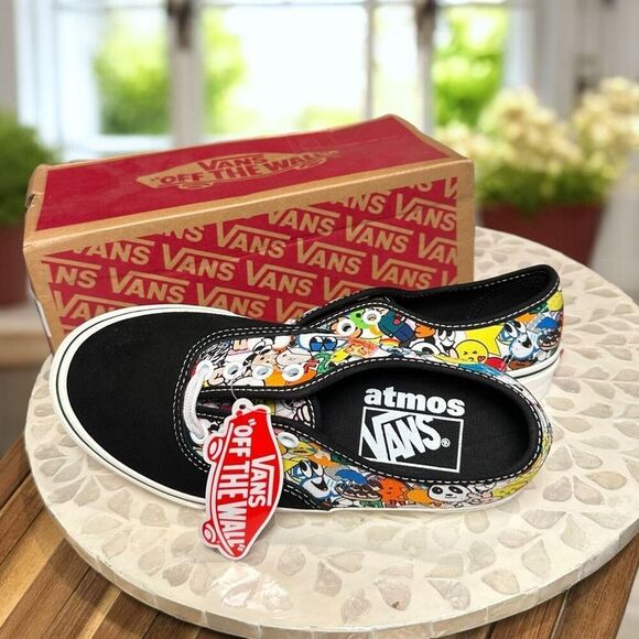 Vans x atmos Authentic "Emoji" Unisex Size 4.5 Men’s Women’s 6 – Rare Collab, Ne - Picture 5 of 14